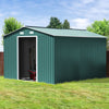Metal Galvanized Steel Garden Shed Outdoor Bike Storage House Tool Sheds Roof