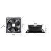 Industrial Commercial Axial Extractor Fans Air Blower Ventilation Speed Control