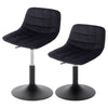 1/2/4x Adjustable Breakfast Bar Stool Gas Lift Swivel Velvet Padded Barstool Pub