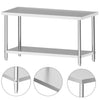 Commercial Catering Kitchen Stainless Steel Table Worktop Work Bench Prep Table