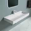 Modern Bathroom Wash Basin Sink Stone Resin Countertop Wall Hung Full Size Range
