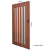 6/10mm Kitchen Bathroom PVC Concertina Accordion Door Bi Folding Sliding Panels