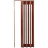 Internal Bi Folding Concertina Accordion Door PVC Sliding Divider Doors Bathroom