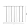 1000/1200/1400/1600/1800/2000/2200MM Juliet Balcony Wrought Iron Window Bars