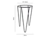 Pot Holder With Three Hairpin Legs Black Plastic Coated Steel Garden Pride Great Condition !