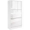 3 Drawer Shoe Cabinet Storage Cupboard Unit Shoe Rack Wooden Stand Organiser
