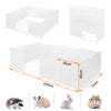 Pet Fence Expanding Playpen Puppy Dog Cat Animal Cage Metal Indoor Outdoor Home