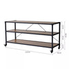 Industrial Wood Metal Frame TV Unit Cabinet Console Stand Bookcase Desk Table UK