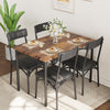 Dining Table Set with 2/4 Chairs, Modern Design for Kitchen, Home, Patio, Garden