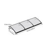 Door Canopy Window Awning Rain Shelter Front Back Porch Outdoor Patio Roof Cover