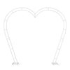 Wedding Round/Heart Arch Stand Backdrop Metal Frame Party Flower Balloons Rack