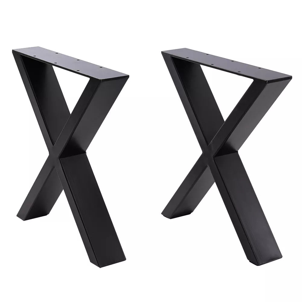 Industrial Metal Table Legs Dining Bench Coffee Desk Furniture Stand X Frame