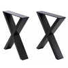 Steel Table Legs Trapezium Frame X Frame Dining Coffee Bench Desk Feet Stand DIY
