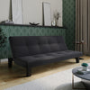 3 Seater Folding Sofa Bed Upholstered Couch Futon Settee Love Seat Plastic Legs