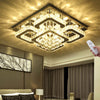 40/50cm Flush Mount Modern Square Ceiling Chandelier Crystal Light Lamp Pendant