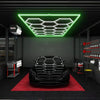 14Hex RGB Hexagon LED Lighting Car Garage Detail Wash Home Workshop Retail Lamp