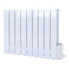 Electric Wall Mounted Oil Filled Radiator Home Space Heater Thermostatic Timer