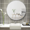 40/50/60/80cm Bathroom Mirror Round Frame Home Glass Wall Mounted Vanity Circle