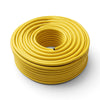 Garden Hose Pipe Reel Heavy Duty Reinforced Anti Kink Outdoor Yellow Hosepipe