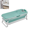L-XL Folding Bathtub Adult Kids Portable Bath Tub with Cover Spa Sauna Relaxing