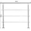 Outdoor Hand Rail Stainless Steel Balustrade Step Stair Handrail Cross Bar Porch