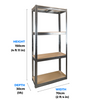 Garage Shelving Boltless Metal Racking Shelf Unit Strong Storage Shelves 175KG