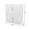 XL Large Shoe Rack Shoe Storage Cabinet Shelf Unit Door Hallway DIY Cube Cabinet
