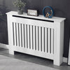 White Radiator Cover Cabinet Small Large Modern MDF Slat Wood Grill Furniture