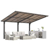 Metal Freestanding Hardtop Gazebo Aluminium Outdoor Pergola Waterproof for Patio