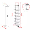 6 Tier Pull Out Soft Closing Larder Kitchen Food Pantry Cupboard Adjustable Unit