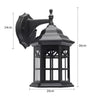 60W Vintage Lamp Traditional Outdoor Garden Wall Light Lantern Coach Lighting