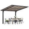 Metal Freestanding Hardtop Gazebo Aluminium Outdoor Pergola Waterproof for Patio