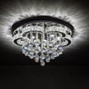20-100cm Flush Mount Modern Square Ceiling Chandelier Crystal Light Lamp Pendant