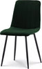 Dining Chairs Velvet Set Padded Seat Metal Leg Kitchen Chair Home Office