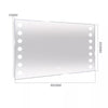 Illuminated LED Bathroom Mirror Cabinet Demister/Sensor/Bluetooth/Clock IP44