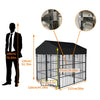 Heavy Duty Large Dog Kennel Crate Robust Pet House Cage Spacious Playing Playpen