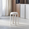 Set of 10 Plastic Stacking Stools Space Saving Stackable Kitchen Dining Chairs