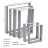 Steel Table Legs Trapezium Frame X Frame Dining Coffee Bench Desk Feet Stand DIY