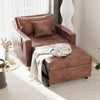 Convertible Sofa Bed 3-in-1 Pull out Arm Chair Folding Recliner Sleeper