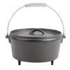 Portable Deep and Thick Stew Pot, Cast Iron Pot, Camping Cooking