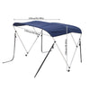 Heavy Duty Boat Bimini Top Canopy 900D Polyester Sunshade Shelter Steel Frame UK