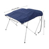 Heavy Duty Boat Bimini Top Canopy 900D Polyester Sunshade Shelter Steel Frame UK