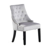Velvet Pull Door Knocker Studded Dining Kitchen Accent Chairs Luxury Windsor