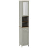 Priano Freestanding Bathroom Cabinet Unit Grey Vanity Cupboard Storage Unit
