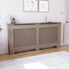 White Radiator Cover MDF Small Large Modern Wood Slat Grill Cabinet Furniture
