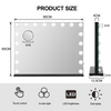 LED Hollywood Makeup Vanity Mirror Large Light Mirror with Dimmable LED Bulbs