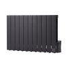 Oil Filled Panel Heater Electric Wall Mounted Programmable Timer & Thermostat