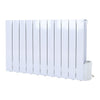 Electric Wall Mounted Oil Filled Radiator Home Space Heater Thermostatic Timer