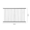 1000/1200/1400/1600/1800/2000/2200MM Juliet Balcony Wrought Iron Window Bars