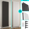 Vertical Radiator Flat Panel Tall Upright Rad 1800 Anthracite White Black Double
